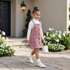 CUSHIONAIRE Yoga Kids Backless Penny Loafers Dress Shoes for Boys and Girls(Bone)