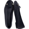 CUSHIONAIRE Audrey Woven Ballet Flats for Women(Black)