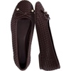 CUSHIONAIRE Audrey Woven Ballet Flats for Women(Brown)
