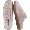 CUSHIONAIRE Bria Kids Backless Lace up Fashion Sneakers Shoes for Girls(Pink)