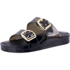 CUSHIONAIRE Gummie Slip On Jelly Sandals for Women(Smoke)