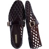CUSHIONAIRE Syrup Mary Jane Jelly Ballet Flats for Women(Chocolate)