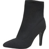 CUSHIONAIRE Women’s Gipsee stretch knit Heel +Memory Foam(Black)