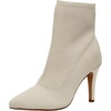 CUSHIONAIRE Women’s Gipsee stretch knit Heel +Memory Foam(Bone)
