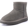 Grey Genuine Suede