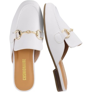 CUSHIONAIRE Yoga Kids Backless Penny Loafers Dress Shoes for Boys and Girls(Bone)