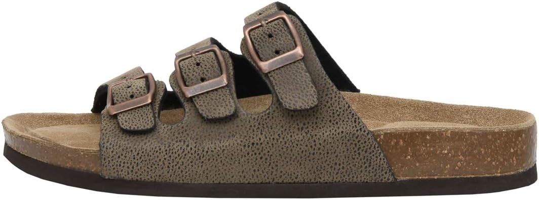 image:imageCUSHIONAIRE Womens Lela Cork footbed Sandal with ComfortBrown Rugged