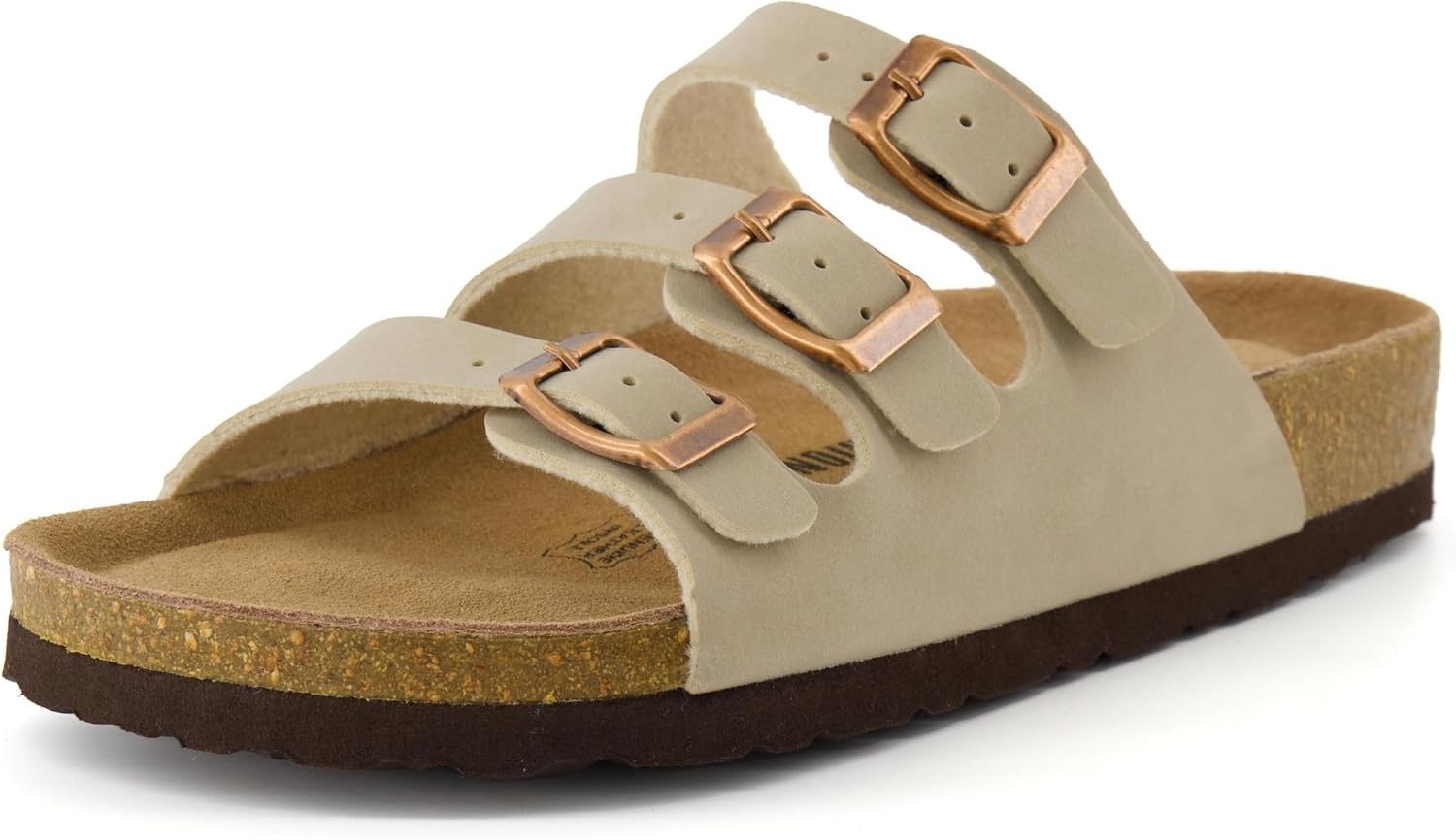 image:imageCUSHIONAIRE Womens Lela Cork footbed Sandal with ComfortStone