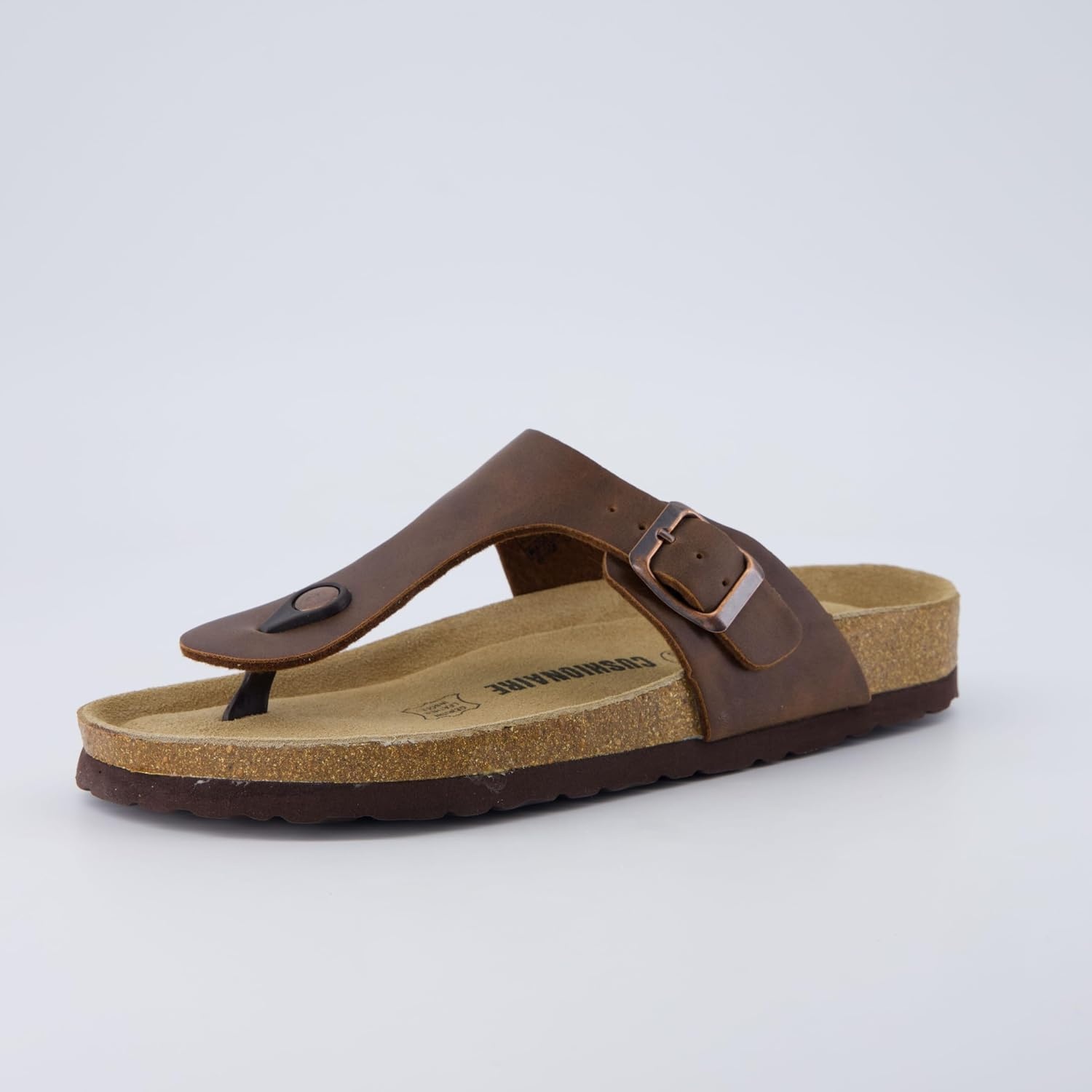 image:imageLeah Cork Footbed Thong SandalBrown Oily