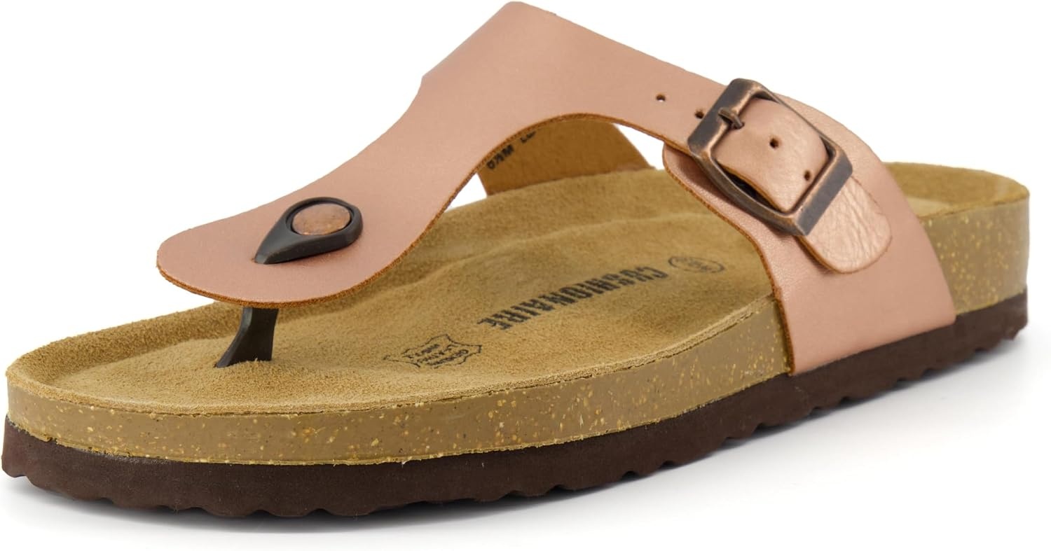 image:imageLeah Cork Footbed Thong SandalGold