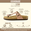 Leah Cork Footbed Thong Sandal(Gold)