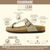Leah Cork Footbed Thong Sandal(Stone)