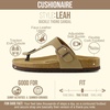 Leah Cork Footbed Thong Sandal(Taupe)