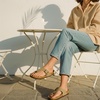 Leah Cork Footbed Thong Sandal(Taupe)