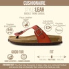Leah Cork Footbed Thong Sandal(Whiskey)