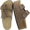 CUSHIONAIRE Guru Platform Sandals Women Footwear – Comfortable Genuine Leather Footbed Studded Chunky Slide Summer Sandals for Women(Suede Taupe)