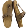 Leah Cork Footbed Thong Sandal(Brown)