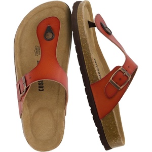 Leah Cork Footbed Thong Sandal(Whiskey)